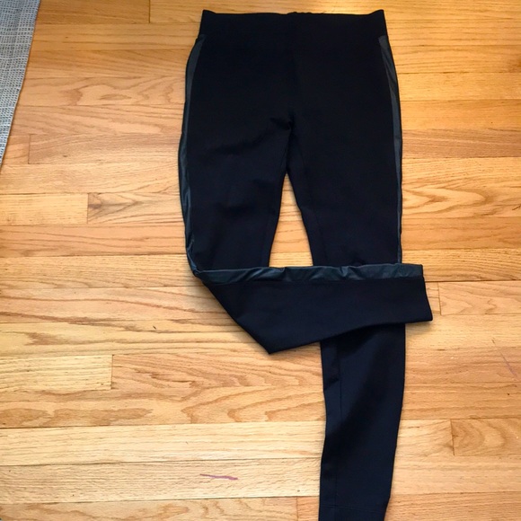 White House Black Market Tuxedo Style Leggings - Picture 1 of 4